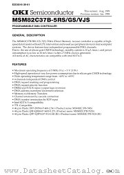 MSM82C37B-5RS datasheet pdf OKI electronic components