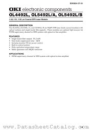 OL5492B datasheet pdf OKI electronic components