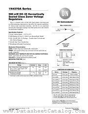 1N4370A-D datasheet pdf ON Semiconductor