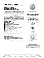1PMT5.0AT3-D datasheet pdf ON Semiconductor