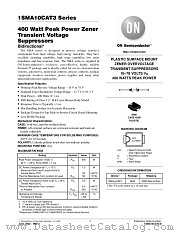 1SMA10CAT3-D datasheet pdf ON Semiconductor