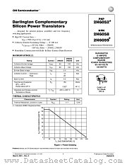 2N6052-D datasheet pdf ON Semiconductor