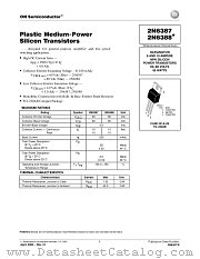 2N6387-D datasheet pdf ON Semiconductor