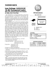 74VCXH16373-D datasheet pdf ON Semiconductor