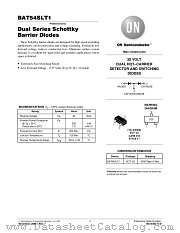 BAT54SLT1-D datasheet pdf ON Semiconductor