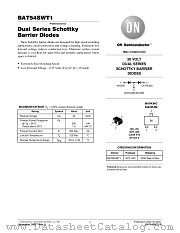 BAT54SWT1-D datasheet pdf ON Semiconductor