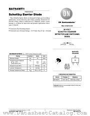 BAT54WT1-D datasheet pdf ON Semiconductor
