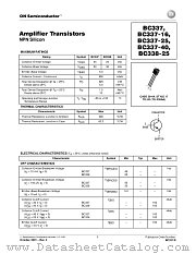 BC337-D datasheet pdf ON Semiconductor