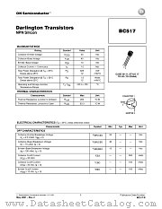 BC517-D datasheet pdf ON Semiconductor