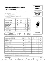 BD808-D datasheet pdf ON Semiconductor