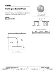 CS299-D datasheet pdf ON Semiconductor