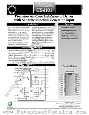CS4101-D datasheet pdf ON Semiconductor