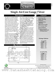 CS4172-D datasheet pdf ON Semiconductor