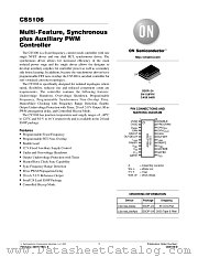 CS5106-D datasheet pdf ON Semiconductor