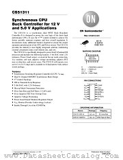 CS51311-D datasheet pdf ON Semiconductor