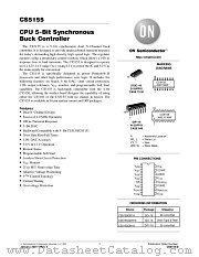 CS5155-D datasheet pdf ON Semiconductor