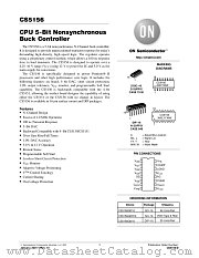 CS5156-D datasheet pdf ON Semiconductor