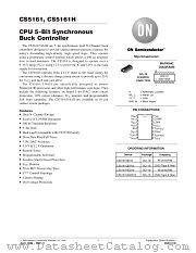 CS5161-D datasheet pdf ON Semiconductor