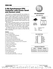 CS5166-D datasheet pdf ON Semiconductor