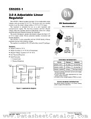 CS5203-1-D datasheet pdf ON Semiconductor