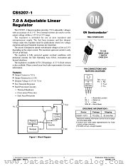 CS5207-1-D datasheet pdf ON Semiconductor