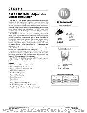 CS5253-1-D datasheet pdf ON Semiconductor
