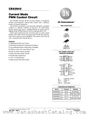 CS52843-D datasheet pdf ON Semiconductor