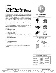 CS8147-D datasheet pdf ON Semiconductor