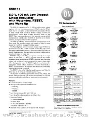 CS8151-D datasheet pdf ON Semiconductor