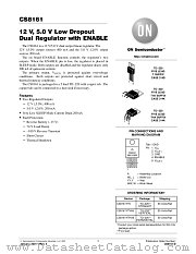 CS8161-D datasheet pdf ON Semiconductor
