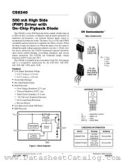 CS8240-D datasheet pdf ON Semiconductor