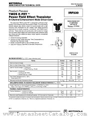 IRF530-D datasheet pdf ON Semiconductor