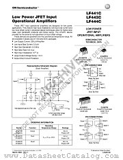 LF441C-D datasheet pdf ON Semiconductor
