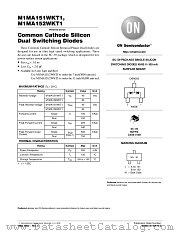 M1MA151WKT1-D datasheet pdf ON Semiconductor
