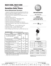 MAC12SM-D datasheet pdf ON Semiconductor