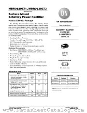 MBR0520LT1-D datasheet pdf ON Semiconductor