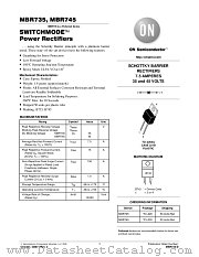 MBR735-D datasheet pdf ON Semiconductor