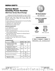 MBRA120ET3-D datasheet pdf ON Semiconductor