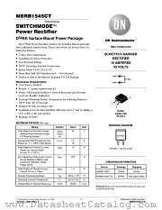 MBRB1545CT-D datasheet pdf ON Semiconductor