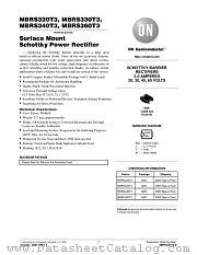 MBRS340T3-D datasheet pdf ON Semiconductor