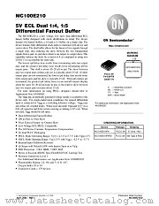 MC100E210-D datasheet pdf ON Semiconductor
