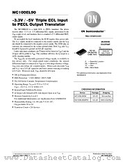 MC100EL90-D datasheet pdf ON Semiconductor