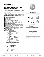 MC100ELT23-D datasheet pdf ON Semiconductor