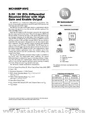 MC100EP16VC-D datasheet pdf ON Semiconductor