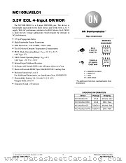 MC100LVEL01-D datasheet pdf ON Semiconductor