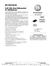 MC100LVEL56-D datasheet pdf ON Semiconductor