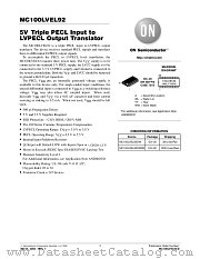 MC100LVEL92-D datasheet pdf ON Semiconductor