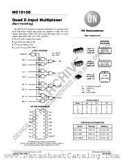 MC10158-D datasheet pdf ON Semiconductor