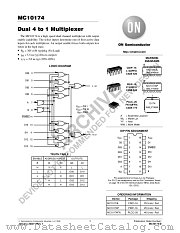 MC10174-D datasheet pdf ON Semiconductor