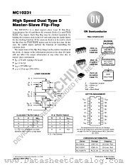 MC10231-D datasheet pdf ON Semiconductor